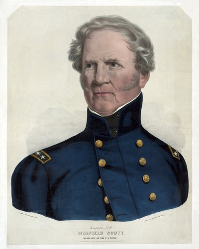 Winfield Scott, Major General of the US Army by American School
